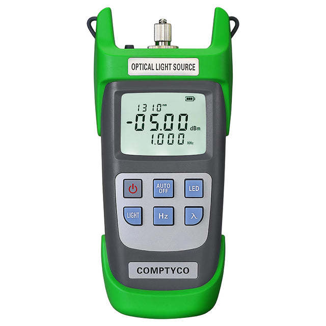 COMPTYCO Fibre Optic Light Sources AUA-D1315 Dry Cell OLS Fiber Optical Laser Tester 1310 1550nm Handheld Optical Light