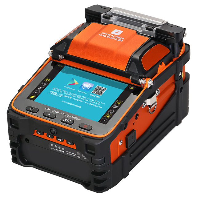 COMPTYCO Hot Products FTTH AI-9 Fiber Optic Splicing Machine 6 Motors 5-inch Touch Screen OPM+VFL Optical Fiber Fusion S