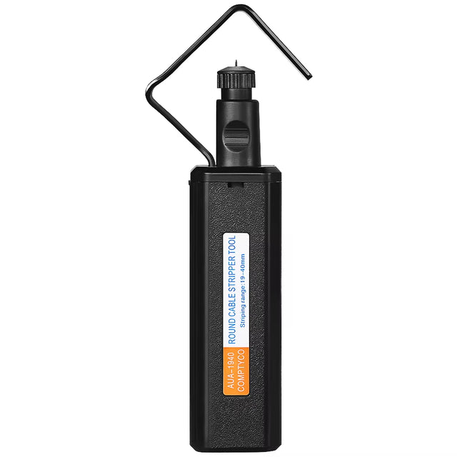 COMPTYCO Longitudinal Transverse Dual Use Cable Stripper Tool 19-40mm/4.5-29mm Round Cable Jacket Slitter for Fiber Opti