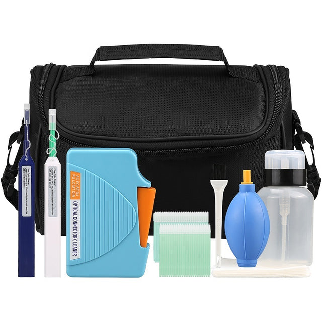COMPTYCO One Click 1.25/2.5mm Fiber Optic Cleaning Pen Cleaning Box Tool Kit Fiber Optic Cleaning Tool Set Fiber Optic C