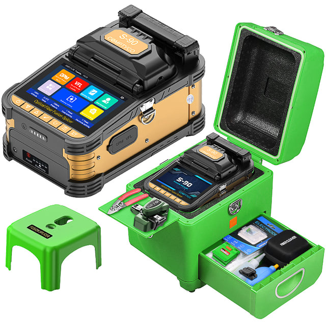COMPTYCO S-90 High Performance Splicing Machine Fusion Splicer Machine 6 Motor Fiber Optic Fusion Splicer Fiber Optic Eq