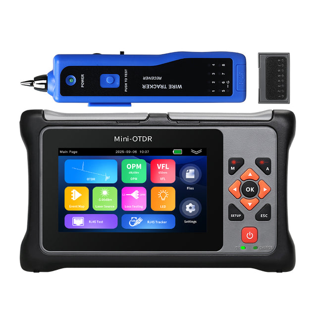 COMPTYCO Smart Mini FTTH OTDR KP800 Active Fiber Optic Tester 850/1300/1310/1550/1625/1650nm OPM VFL 100km SM MM Live te