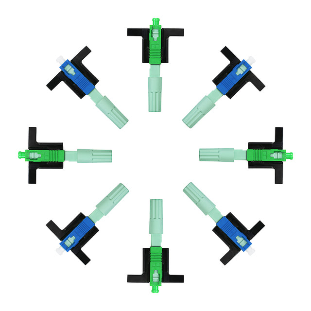 FTTH SC/UPC SC/APC Fiber Optic Fast Connector Quick Connector Drop Cable Fast Click Connector SM Fiber Optic Quick Conne