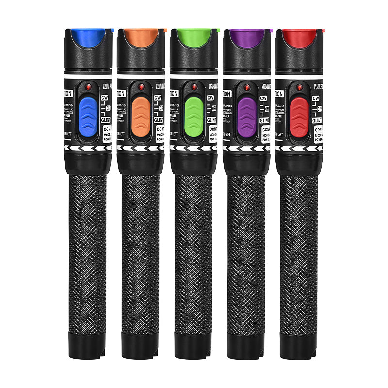 COMPTYCO 1-50mw Fiber Optic test Pen Detector Red Light Source Breakpoint Detector Laser Pen VFL 1-50km Visual Fault Loc