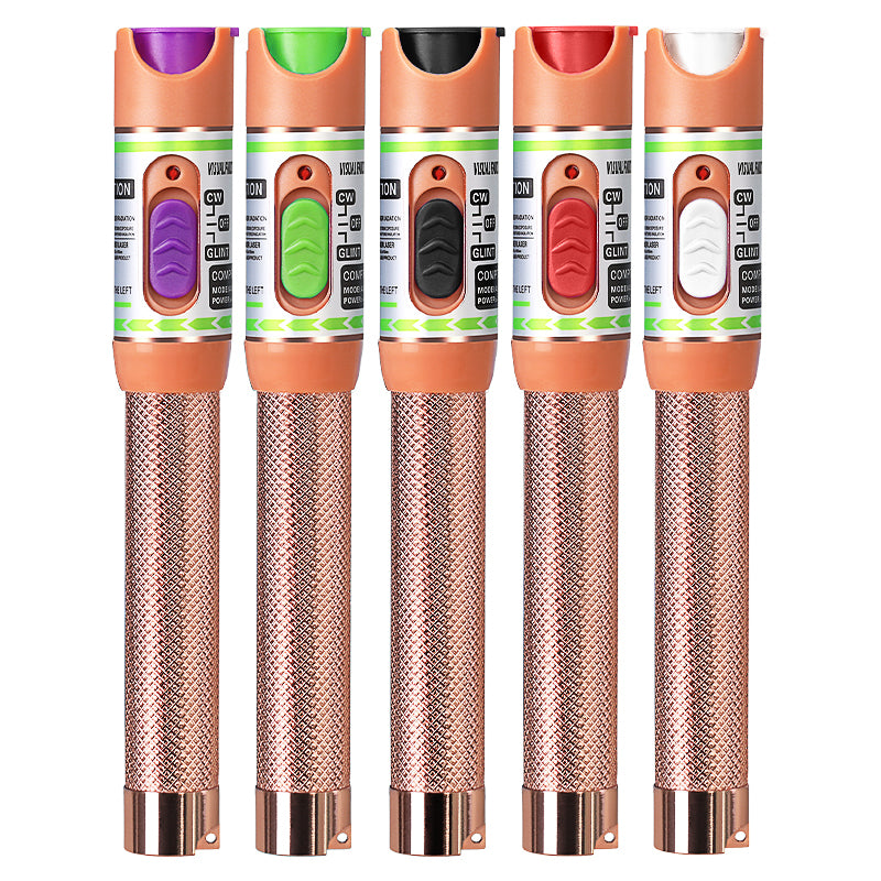 COMPTYCO 1-50mw Fiber Optic test Pen Detector Red Light Source Breakpoint Detector Laser Pen VFL 1-50km Visual Fault Loc
