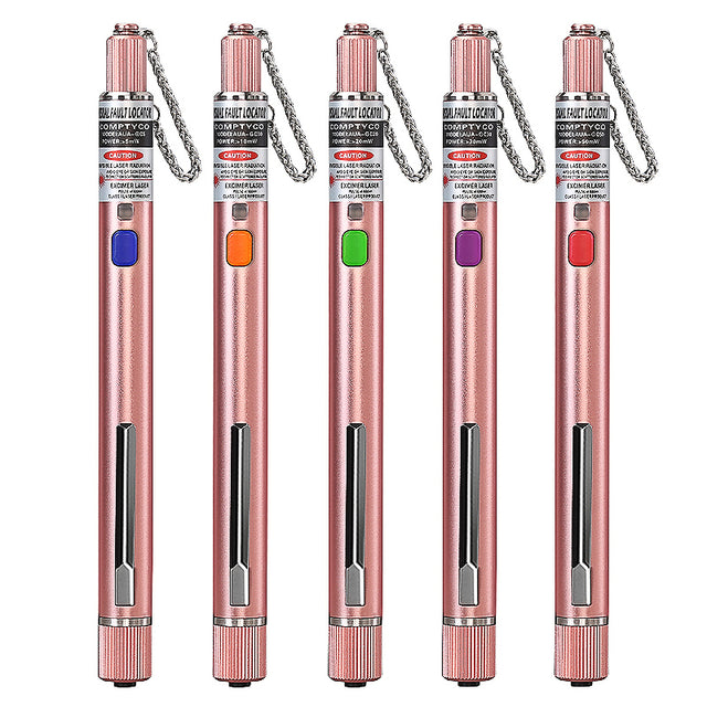 COMPTYCO 5-50mw Rechargeable Fiber Test Pen Red Light Source Breakpoint Detector Laser Pen VFL 5-50km Visual Fault Locat