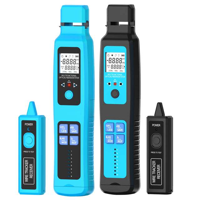 COMPTYCO 6in1 Active Optical Fiber Identifier with VFL/OPM/LED/RJ45 Tester Live Detector Identifier SM/MM Fiber Optic Id