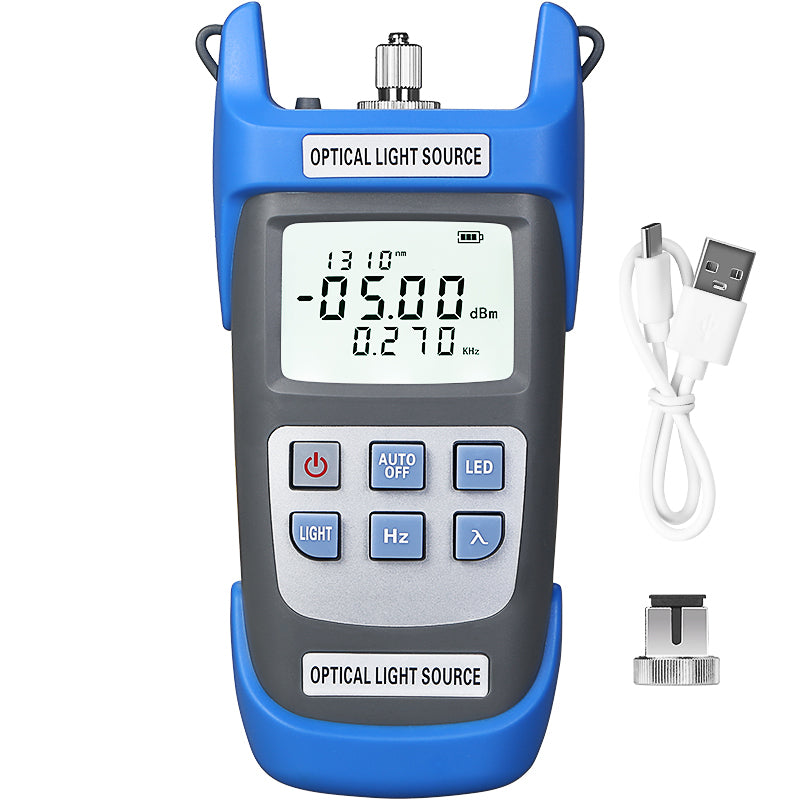 COMPTYCO A-C1315 Rechargeable Fibre Optic Light Sources OLS Fiber Optical Laser 1310 1550nm Handheld Optical Light Sourc