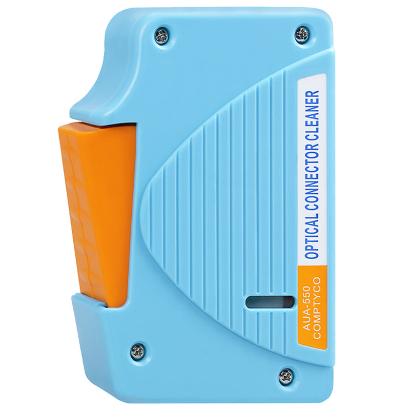 COMPTYCO AUA-550 Blue Cable Cleaning Tool 550 Times SC FC ST LC Connector Cleaner Fiber Optic Cleaning Box Fiber Optic C