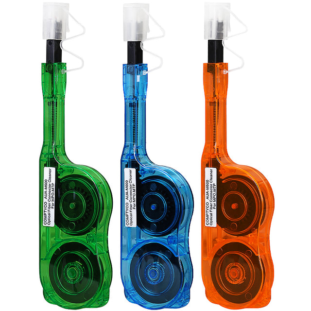 COMPTYCO AUA-M600 One-Click Cleaner Tool Fiber Optic Cleaning Pen 600 Times MPO MTP Connectors Pen Type Fiber Optic Clea
