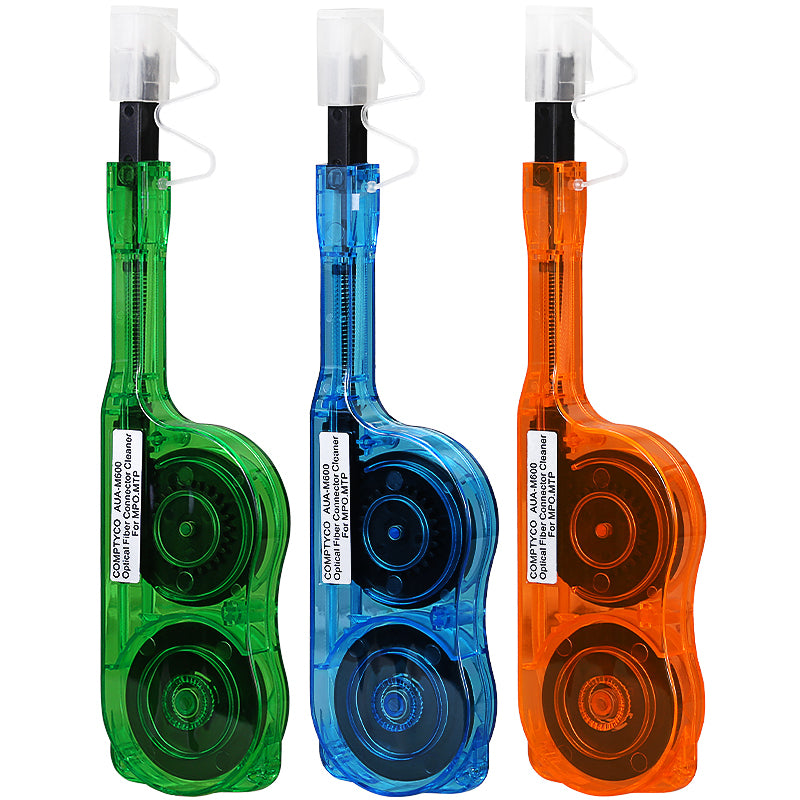 COMPTYCO AUA-M600 One-Click Cleaner Tool Fiber Optic Cleaning Pen 600 Times MPO MTP Connectors Pen Type Fiber Optic Clea