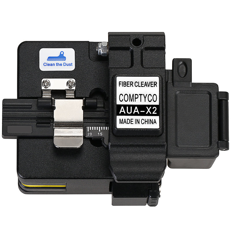 COMPTYCO AUA-X2 Fiber Cutting Machine Black Automatic Return Fiber Cutting Machine Hot Melt Optical Fiber Cleaver