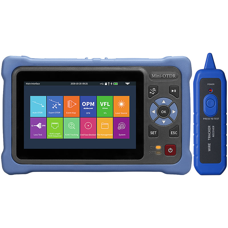 COMPTYCO AUA800U UPC 800A APC Optical Time Domain Reflectometer with OPM VFL OLS 100KM 1310 1550nm Handheld Machine Test