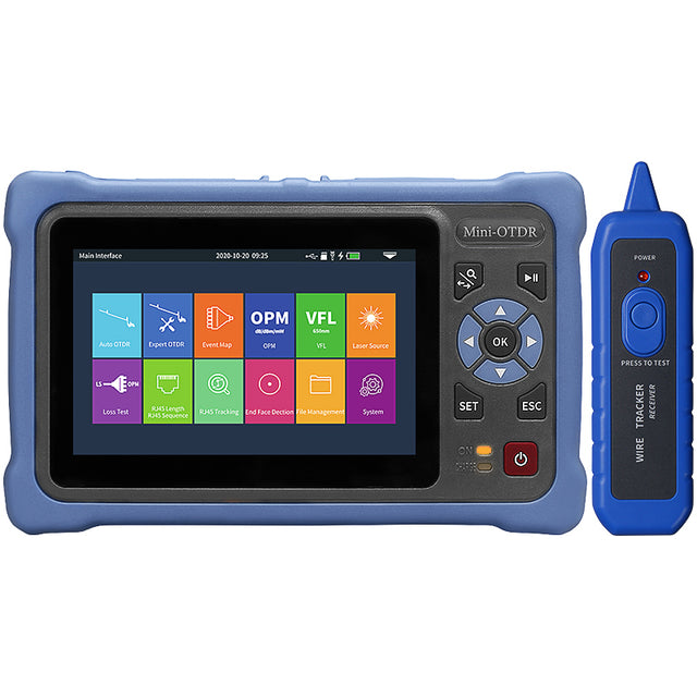 COMPTYCO AUA800U UPC 800A APC Optical Time Domain Reflectometer with OPM VFL OLS 100KM 1310 1550nm Handheld Machine Test