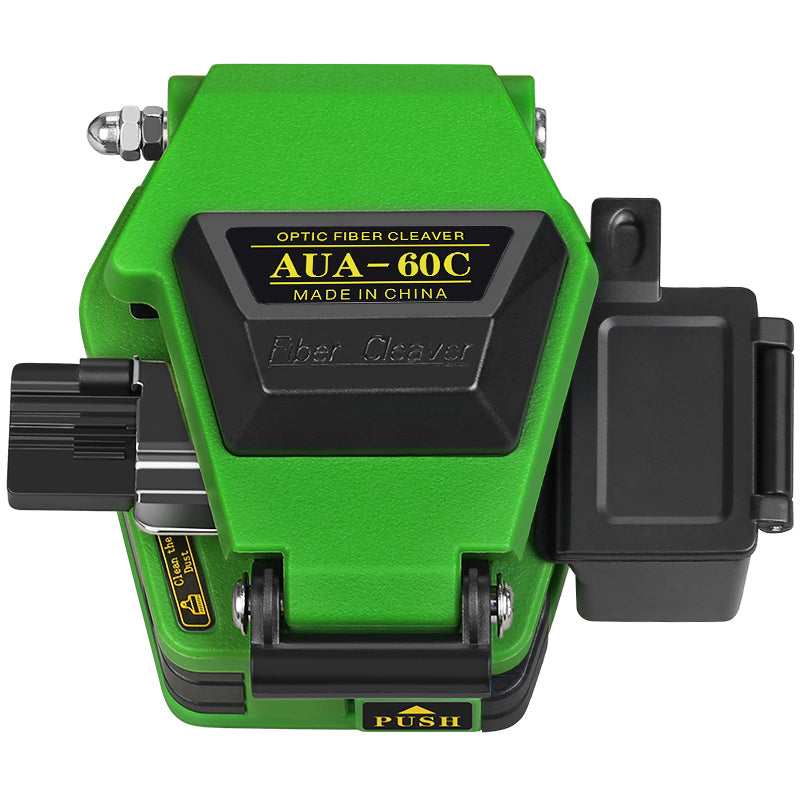 COMPTYCO Automatic Return FTTH Fiber Optic Cutter for Fusion Splicing Green AUA-60C Hot Melt Tools Optic Fiber Cleaver