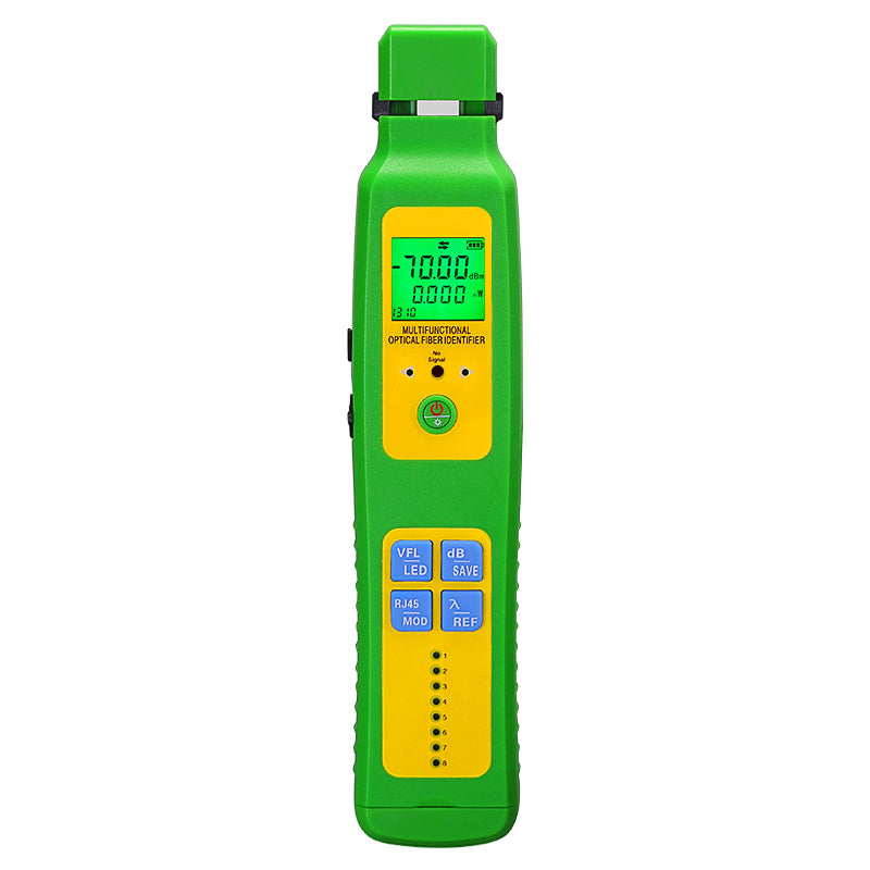 COMPTYCO Charging Style AUA-C507/505 OFI+OPM+10mw VFL+RJ45 Network Tester+LED 5 in 1 SM MM Fiber Cable Optic Fiber Ident