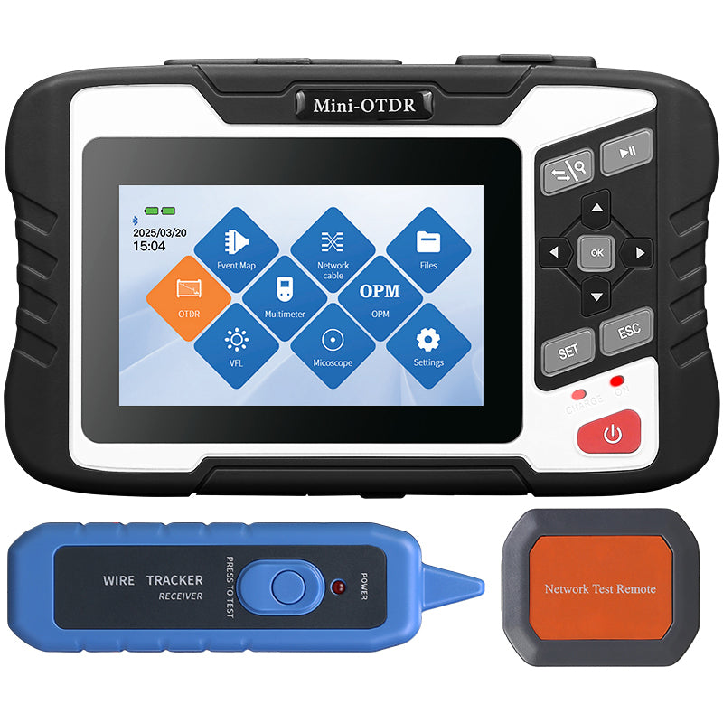 COMPTYCO FTTX AUA-100U/A Optical Time Domain Reflectometer With OPM VFL OLS Event Map 1310 1550nm Mini Fiber Optic Teste