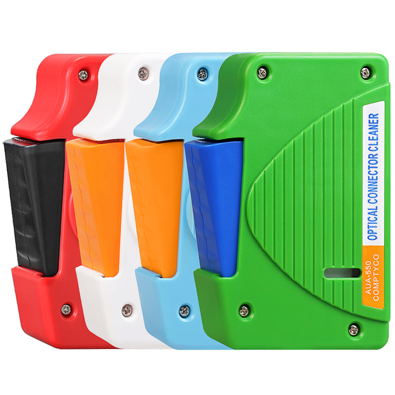 COMPTYCO Factory Price Fiber End Face Cleaning Tool SC FC ST LC Connector Cleaner Fiber Optic Cleaning Box Fiber Optic C