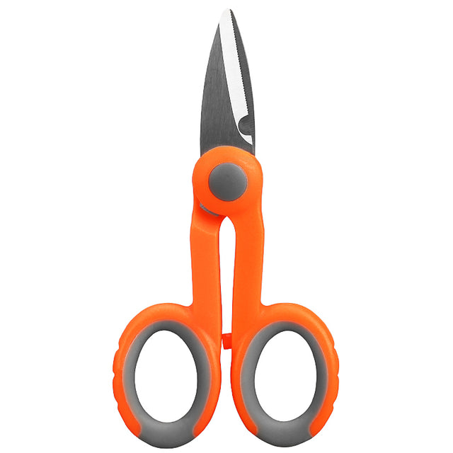 COMPTYCO Handle Electrician Sawtooth Aramid Cutting Tail Fiber Jumper Fiber Cable Scissors Fiber Optic Patch Cord Scisso