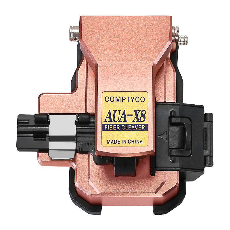 COMPTYCO High Precision AUA-X8 Fiber Optic One Step Cleaver Fiber Optic Cutter for Fusion Splicing Hot Melt Fiber Optic 