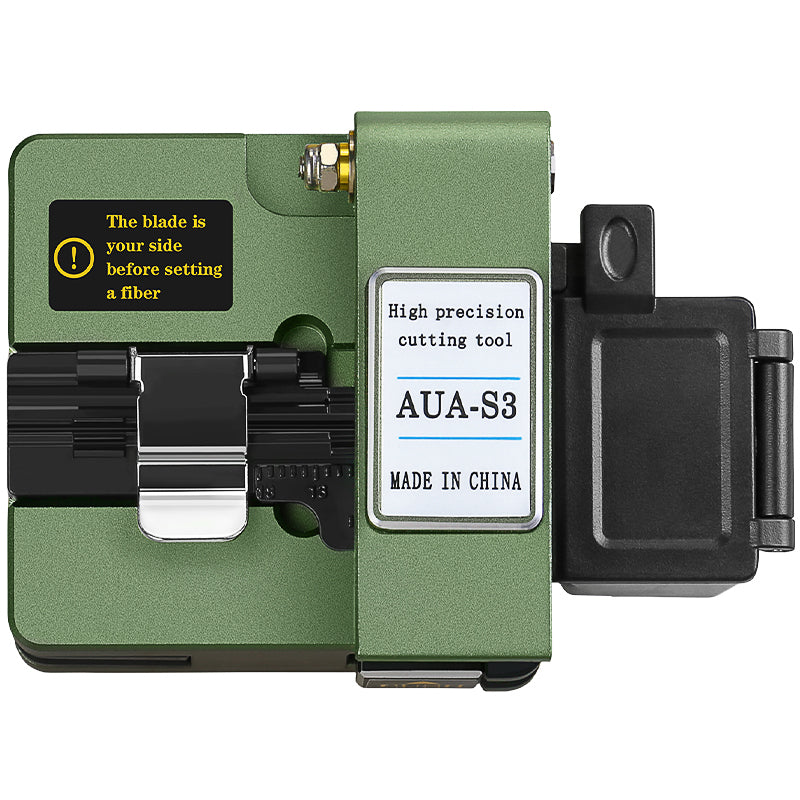 COMPTYCO High Precision Fiber Optic Cutter for Fusion Splicing with Waste Fiber Box AUA-S3 SKL-S3 Hot Melt Optical Fiber