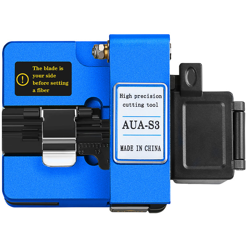COMPTYCO High Precision Fiber Optic Cutter for Fusion Splicing with Waste Fiber Box AUA-S3 SKL-S3 Hot Melt Optical Fiber