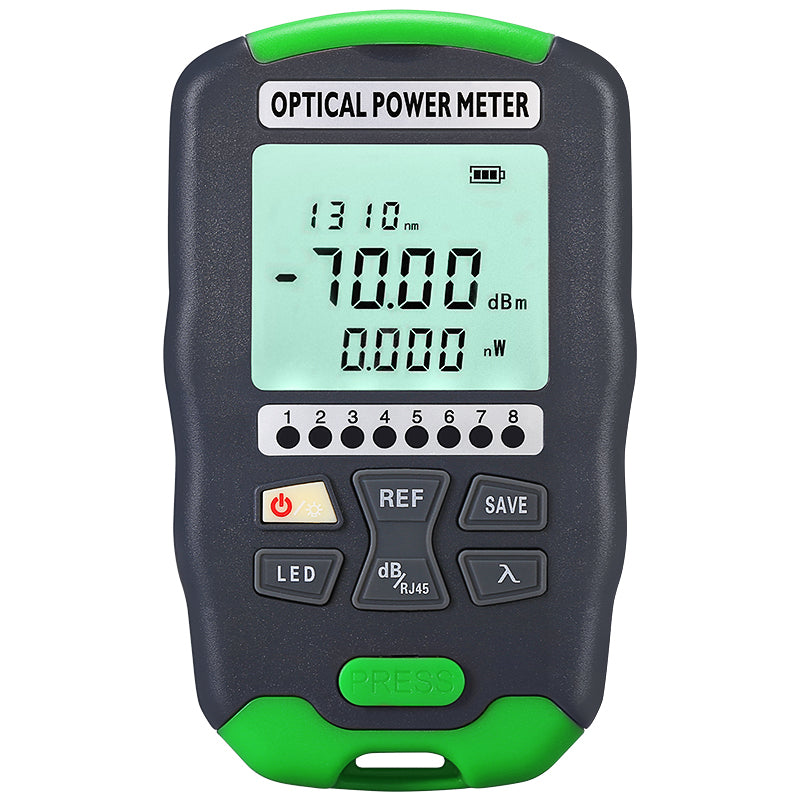 COMPTYCO High Precision Fiber Optic Tester A-D7/D5 OPM with LED and RJ45 Tester Fiber Optic Equipment Mini Optical Power