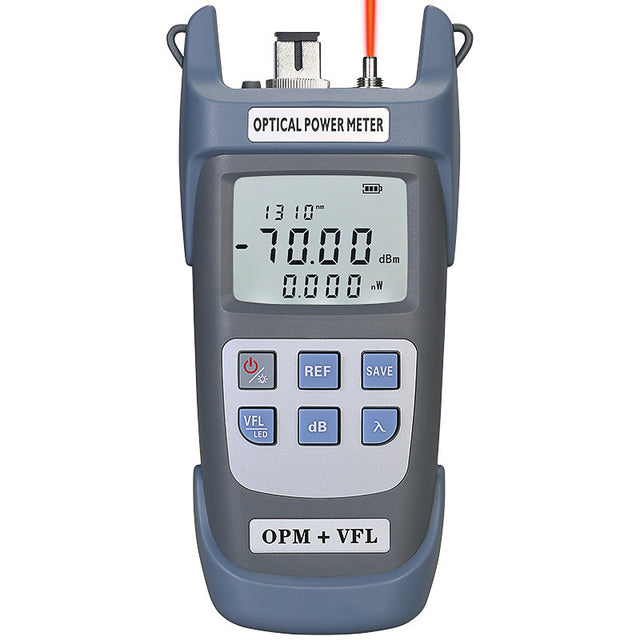 COMPTYCO High Precision Optical Multi Meter 3 in 1 OPM+VFL+LED Light 10 Wavelengths Visual Fault Locator Optical Power M