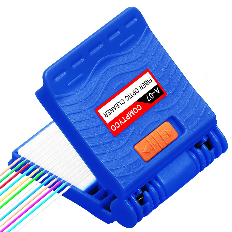 COMPTYCO Hot Sale A-07 Fiber Cleaning Clip Optical Fiber Wipe-Clip FTTH Fiber Optic Cleaner with Alcohol Bottle (Empty)