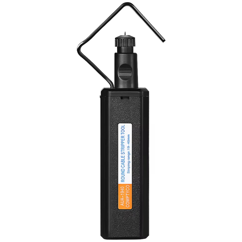 COMPTYCO Longitudinal Transverse Dual Use Cable Stripper Tool 19-40mm/4.5-29mm Round Cable Jacket Slitter for Fiber Opti