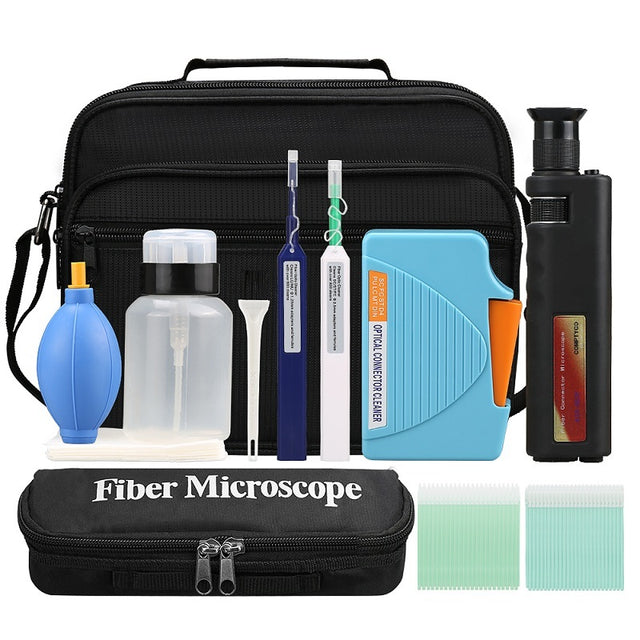 COMPTYCO One Click 1.25/2.5mm Cleaning Pen/Box Fiber Cleaning Tool Set AUA-400X Fiber Optic Microscope Fiber Optic Clean
