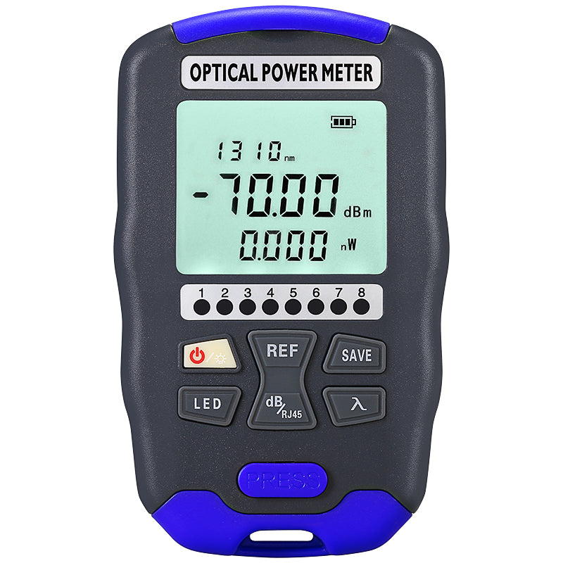 COMPTYCO Optical Multi Meter 4 in 1 OPM+VFL+LED+RJ45 Tester Visual Fault Locator Rechargeable Battery Mini Optical Power