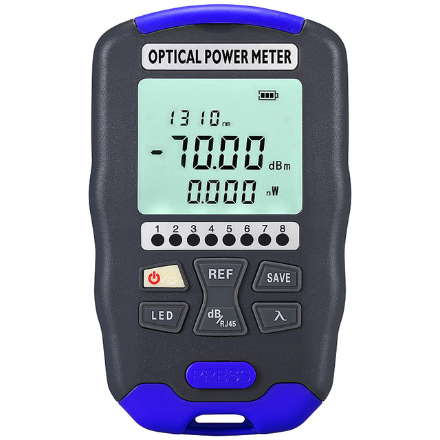 COMPTYCO Optical Multi Meter 4 in 1 OPM+VFL+LED+RJ45 Tester Visual Fault Locator Rechargeable Battery Mini Optical Power