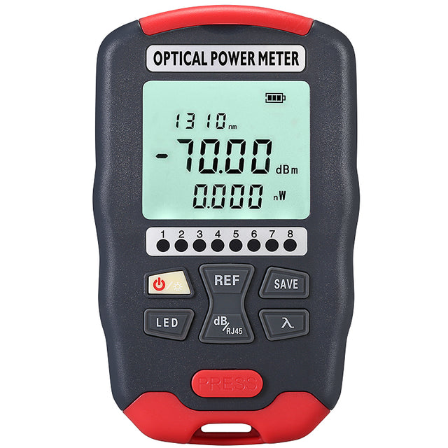 COMPTYCO Optical Multi Meter 4 in 1 OPM+VFL+LED+RJ45 Tester Fiber Optic Equipment Visual Fault Locator Mini Optical Powe