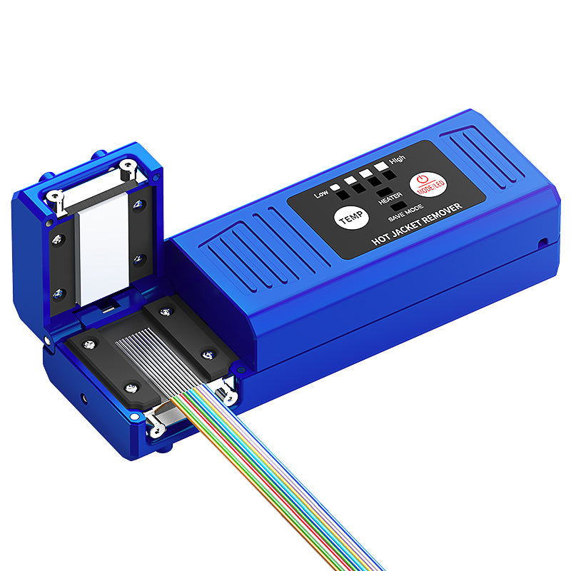 COMPTYCO S8 FTTH Use Hot Jacket Remover Auto Heating Stripping Tool 3500mAh Rechargeable Fiber Optic Thermal Stripper