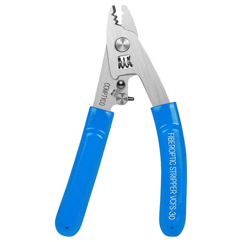 COMPTYCO VCFS-30 Stainless Steel Three Port Cable Stripper FTTH Fiber fusion Tool Bare Fiber Leather Fiber Stripper