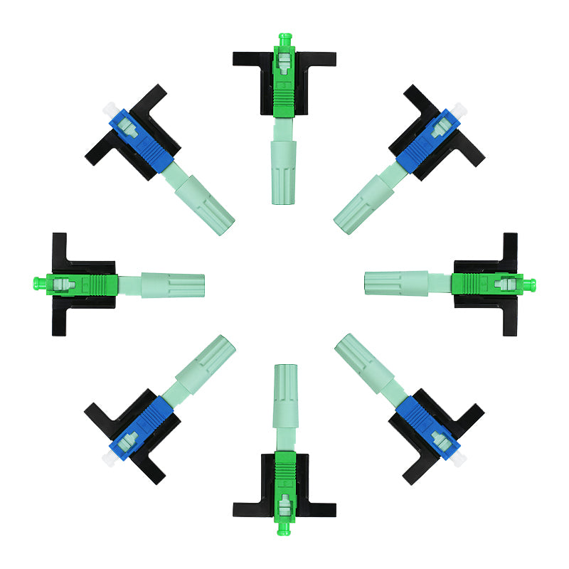 FTTH SC/UPC SC/APC Fiber Optic Fast Connector Quick Connector Drop Cable Fast Click Connector SM Fiber Optic Quick Conne