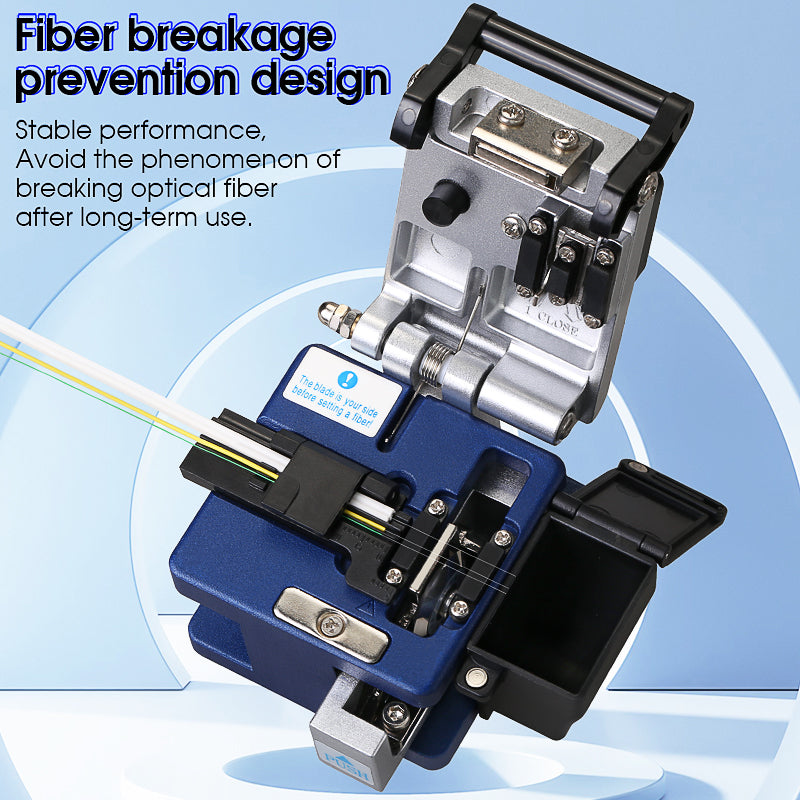COMPTYCO AUA-61S High-Precision Automatic Return Fiber Optic Cutter with waste fiber box Cold Joint Tool for FTTH Fiber 