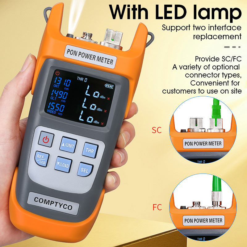 COMPTYCO AUA-330U/A SC/FC/UPC/APC FTTH Tester Network Detection Online test ONT/OLT 1310/1490/1550nm PON Optical Power M