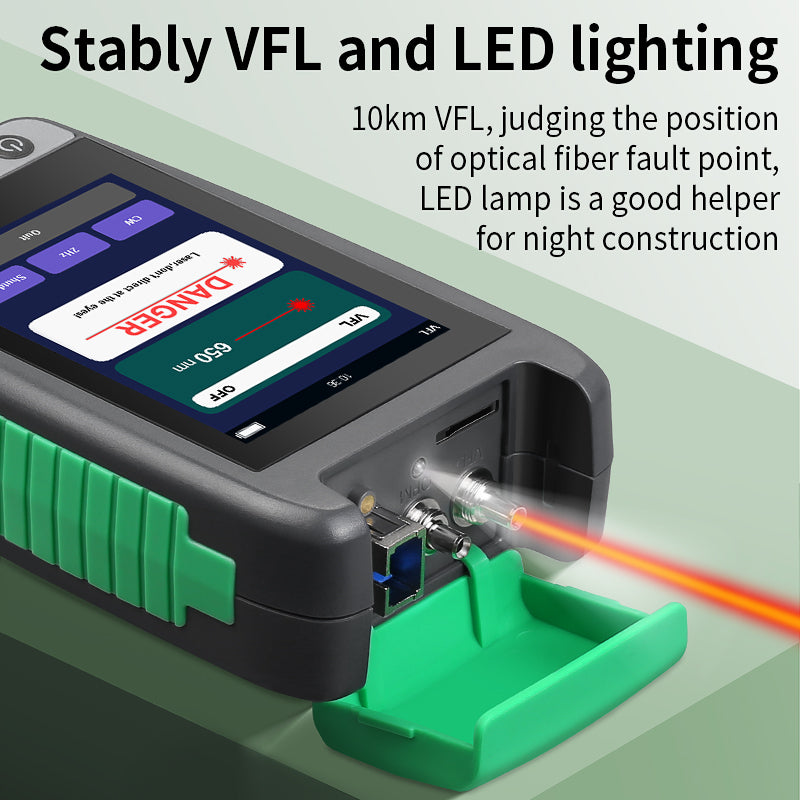 COMPTYCO AUA-18U/A Optical Time Domain Reflectometer 80km 1310/1550/1610/1625/1650nm 7 Functions OPM VFL OLS EventMap Sm
