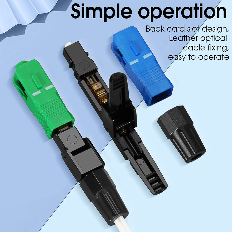COMPTYCO FTTH Fast Connector High-Performance Single Mode Fiber Optic Quick Cold Junction SC APC/UPC Fiber Optic Quick C