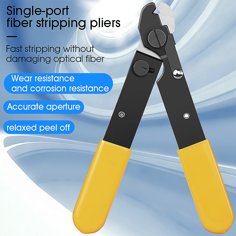 COMPTYCO FO103-S Single Hole Cable Stripper FTTH Fiber Fusion Splicing Tool Bare Fiber Leather Fiber Stripper