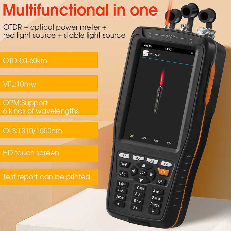 COMPTYCO AUA280U/280A Optical Time-domain Reflectometer 60KM Multifunctional Dual Wavelength 1310 1550nm Fiber Optic Tes