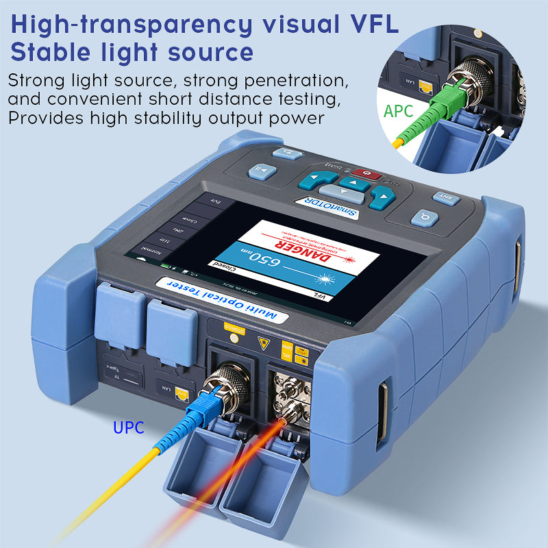 COMPTYCO AUA700/715/716/783U/A Single Mode Multimode 9-in-1 Function 100km Optical Time Domain Reflectometer With OPM VF