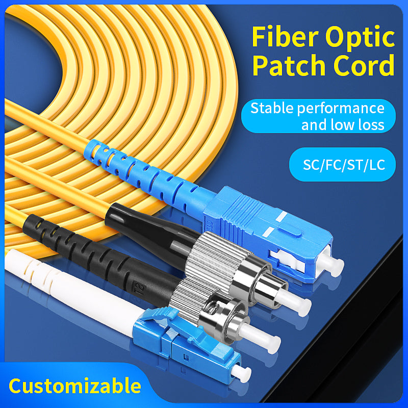 FTTH Good Price SM SC-SC Fiber Optic Cable SC/UPC-SC/APC Single Mode Fiber Jumper 1/3/5/10m Fiber Optic Patch Cord