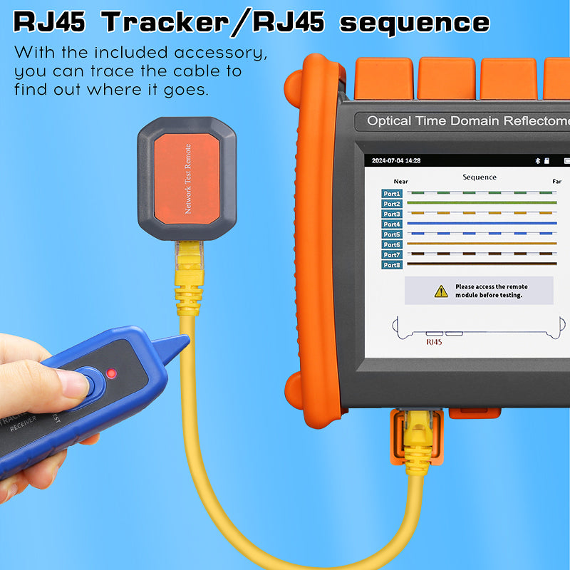 A5280U/A Optical Time Domain Reflectometer 1310/1550nm 32/30dB 120KM distance VFL LS OPM Event Map OLT Tester Fiber Opti