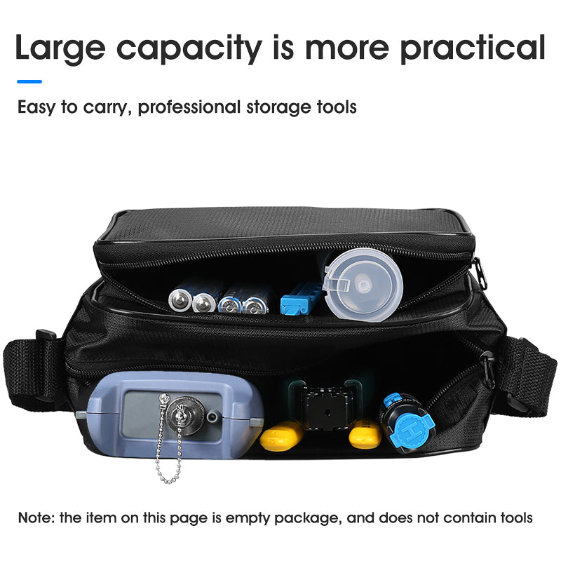 Mini fiber optic tool empty bag fiber optic power meter cable cutter FTTH tool kit 22 * 9.5 * 14.5cm fiber optic tool ki