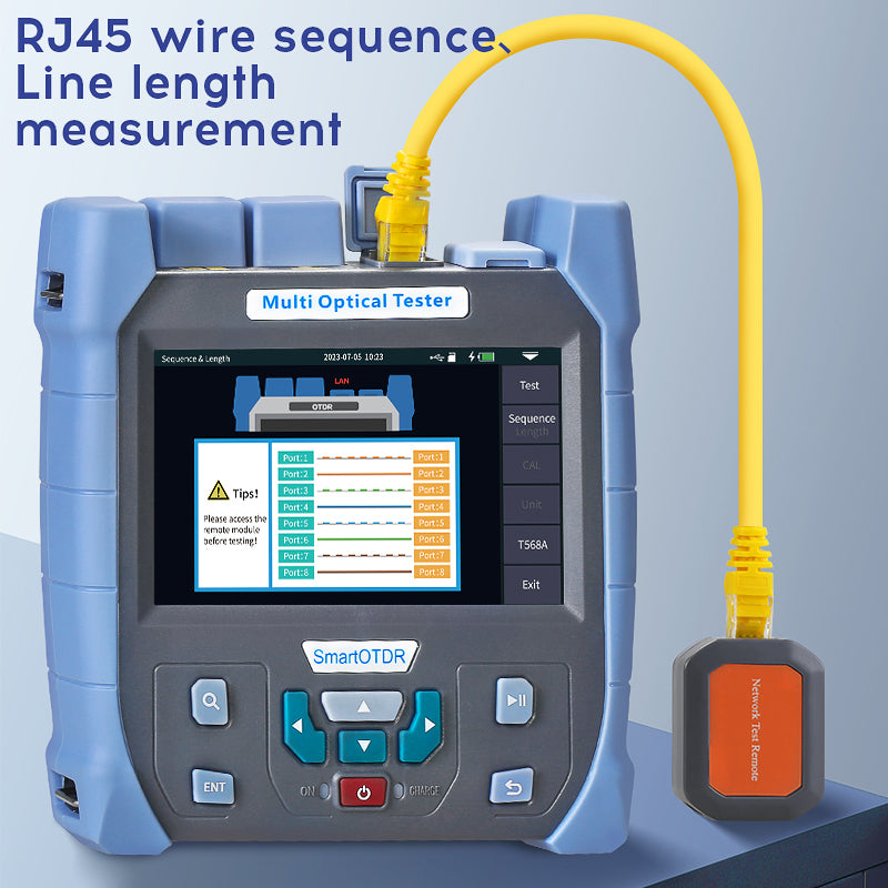 COMPTYCO AUA700/715/716/783U/A Single Mode Multimode 9-in-1 Function 100km Optical Time Domain Reflectometer With OPM VF