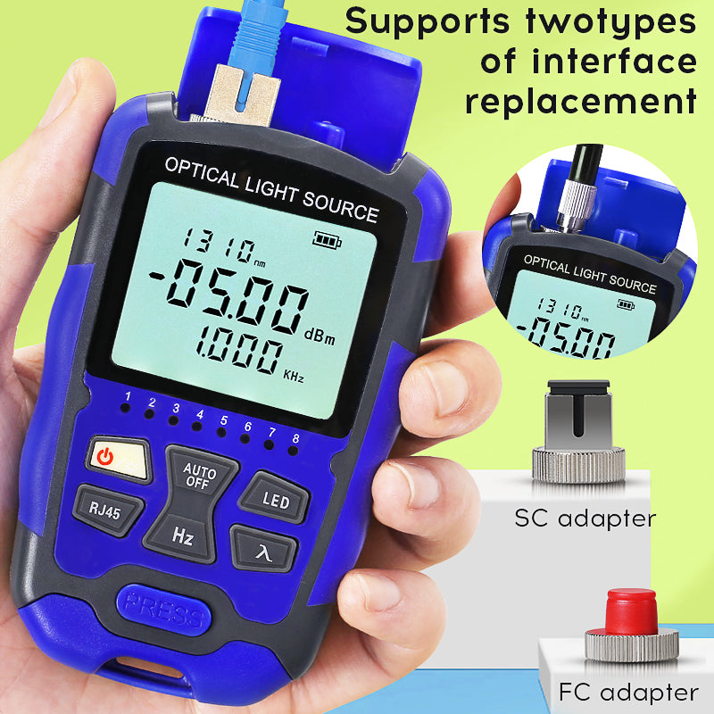 COMPTYCO AUA-MC1315 Rechargeable Fibre Optic Light Sources OLS Fiber Optical Laser 1310 1550nm Handheld Optical Light So