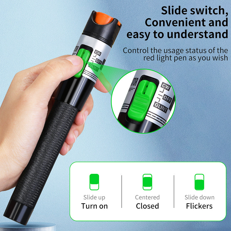 COMPTYCO Good Price FTTH Rechargeable Optic Fiber Red Light Pen VFL 15/30/50mw Fiber Optic Cable Tester Visual Fault Loc